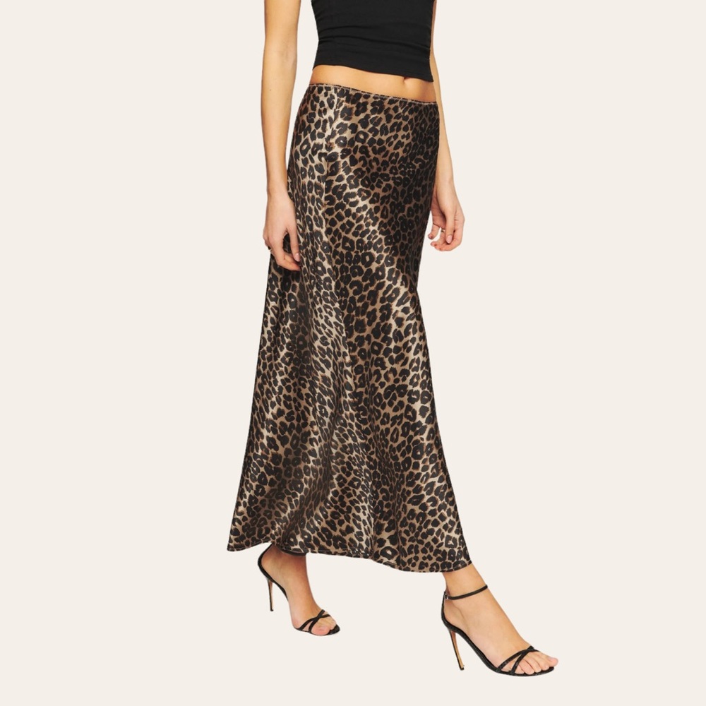 Reformation Layla Silk Skirt